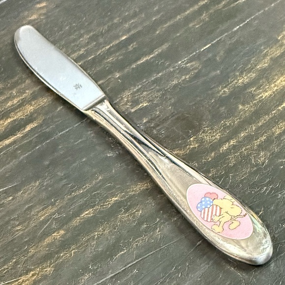 RARE Vintage WMF Cromargan Children's Cutlery The Kitchen Mouse 4 Pc Set - Picture 5 of 14